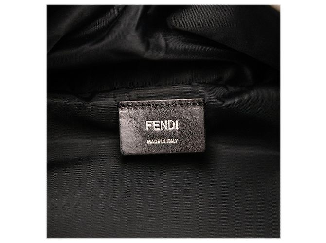 Fendi Zucca beschichtetes Canvas Schuhbeutel Grau - Ansicht 6
