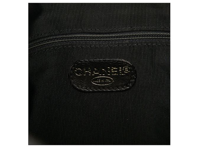 Tote Chanel CC Caviar nero - vista 5