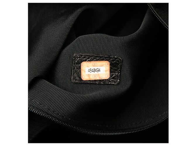 Tote Chanel CC Caviar nero - vista 6