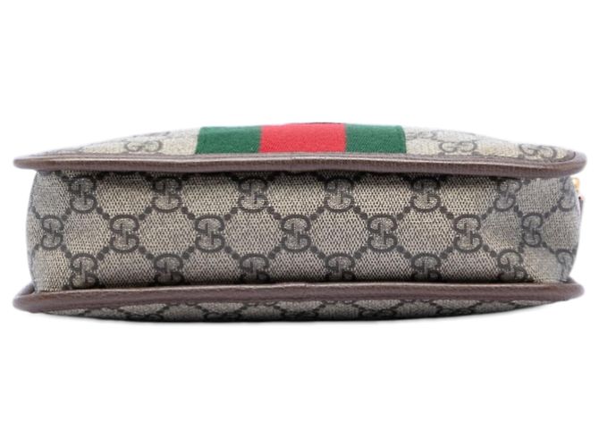 Borsa Gucci Small GG Supreme Web Ophidia Beige - vista 3