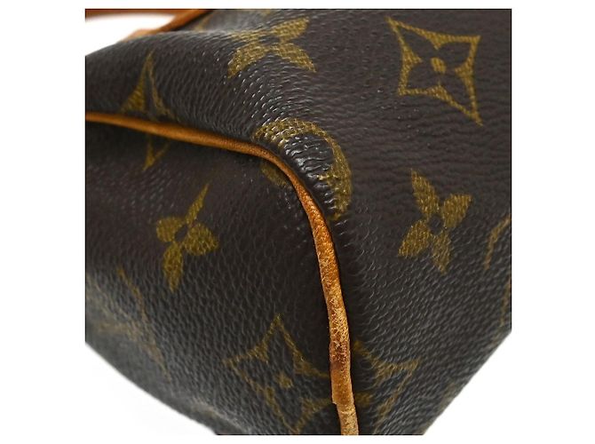 Louis Vuitton Speedy Mini HL Monogram Canvas mini Marrone - vista 4