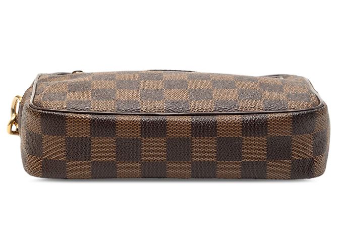Pochette Billets Macao in Damier Ebene marrone Louis Vuitton - vista 3