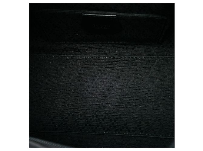 Borsa a tracolla in nylon nero Gucci - vista 4