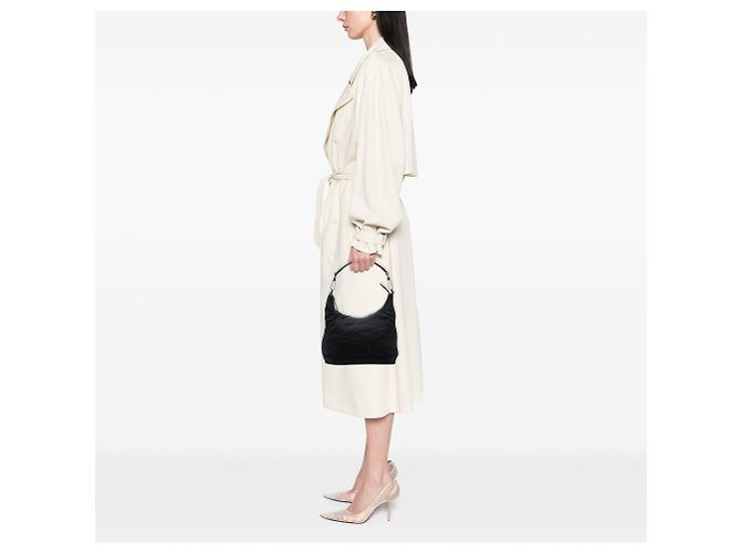 Borsa a tracolla in nylon nero Gucci - vista 7