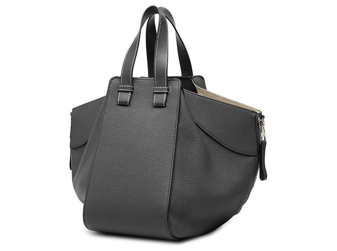Borsa Hammock in pelle LOEWE Small, grigia Grigio - vista 2