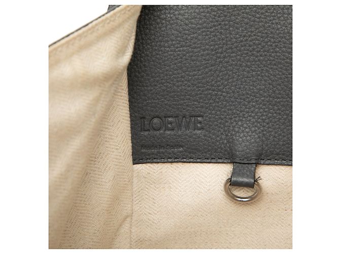 Borsa Hammock in pelle LOEWE Small, grigia Grigio - vista 5