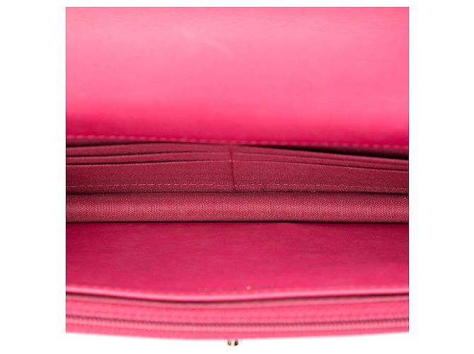 Borsa a tracolla Chanel Chevron Lambskin Trendy CC Wallet on Chain rosa - vista 4