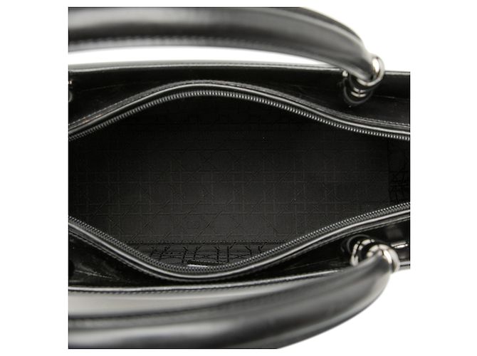 Borsa Malice in pelle nera con perle Dior Nero - vista 4