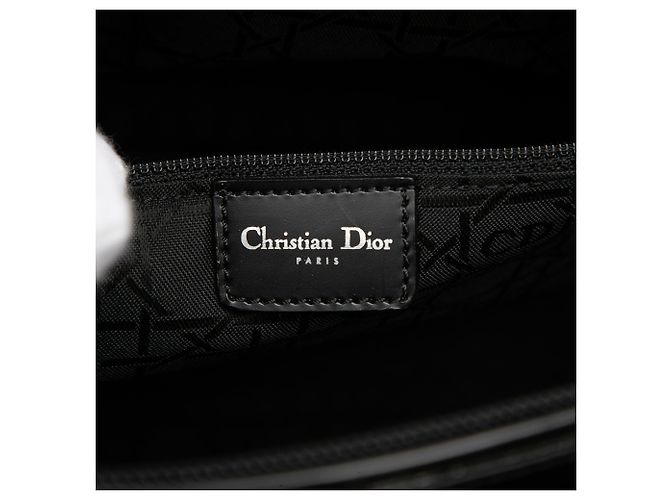 Borsa Malice in pelle nera con perle Dior Nero - vista 5