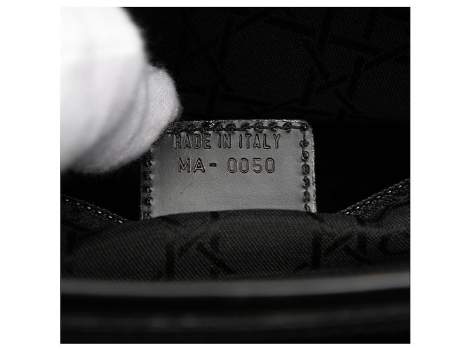 Borsa Malice in pelle nera con perle Dior Nero - vista 6