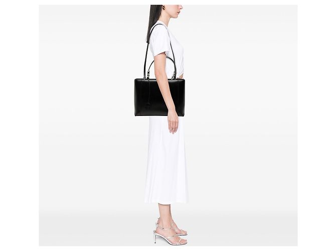 Borsa Malice in pelle nera con perle Dior Nero - vista 8