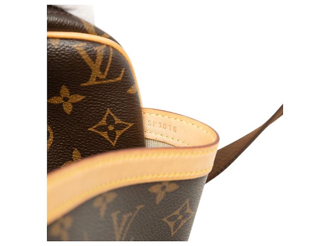 Borsa a tracolla Louis Vuitton Monogram Reporter PM marrone - vista 6