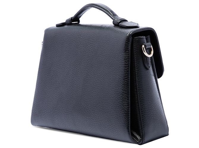 Borsa satchel Gucci Small Dollar Calf Interlocking G nera Nero - vista 2