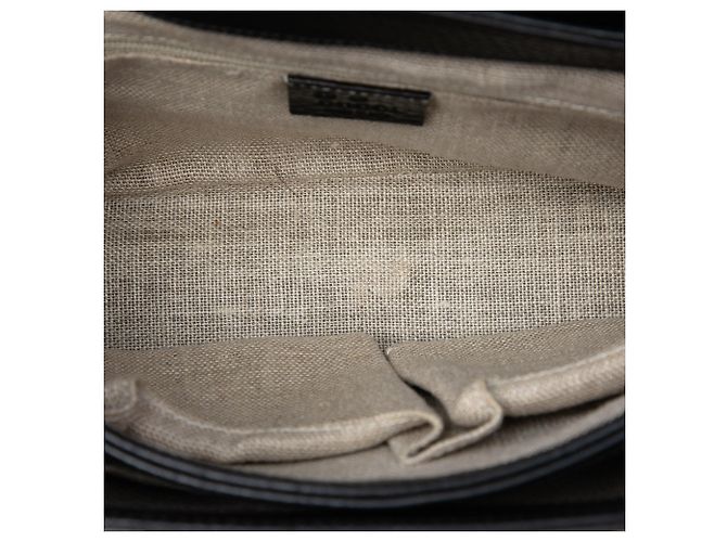 Borsa satchel Gucci Small Dollar Calf Interlocking G nera Nero - vista 4