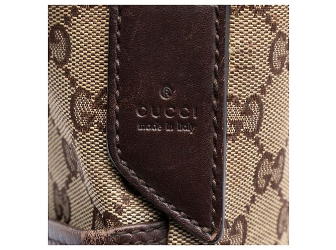 Borsa a tracolla Gucci GG Canvas beige - vista 5