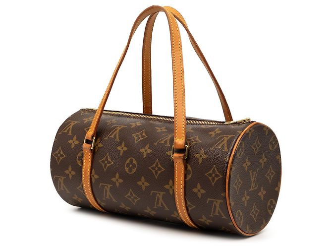 Borsa Louis Vuitton Monogram Papillon 28 marrone - vista 2