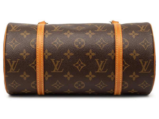 Borsa Louis Vuitton Monogram Papillon 28 marrone - vista 3