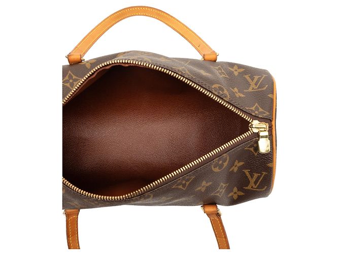 Borsa Louis Vuitton Monogram Papillon 28 marrone - vista 4