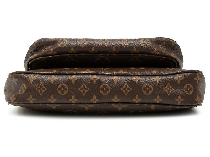 Borsa Louis Vuitton Monogram Multi Pochette Accessoires marrone - vista 3