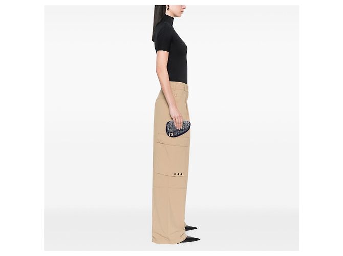 Pochette Saddle in tela Diorissimo blu Dior - vista 6