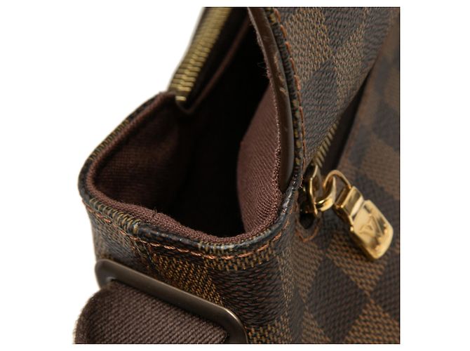 Bolso bandolera Louis Vuitton Damier Ebene Brooklyn GM marrón Castaño - vista 7