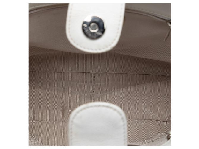Piccola borsa shopping Chanel Caviar bianca Bianco - vista 4