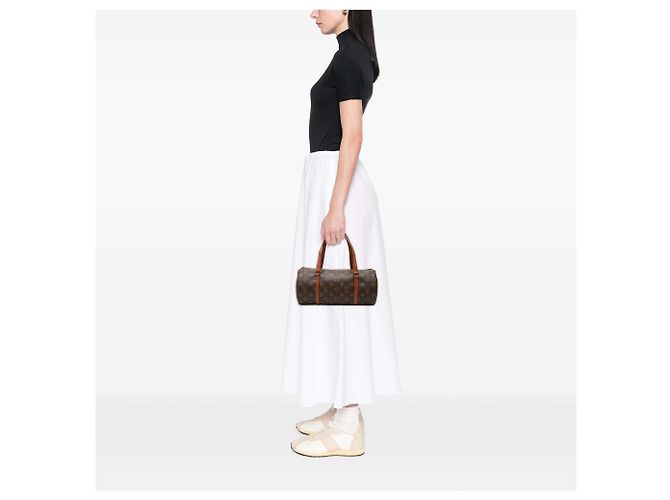 Borsa Louis Vuitton Monogram Papillon 30 marrone - vista 6
