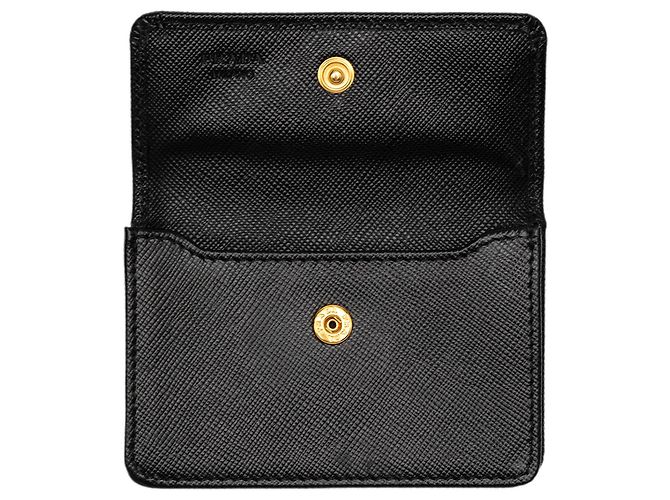 Tarjetero Saffiano negro Prada - vista 4