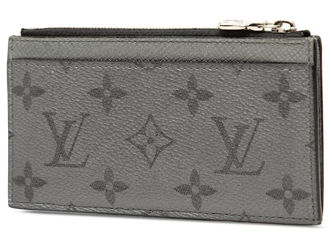 Louis Vuitton Monogram Eclipse Reverse Taigarama Kartenetui Schwarz - Ansicht 2