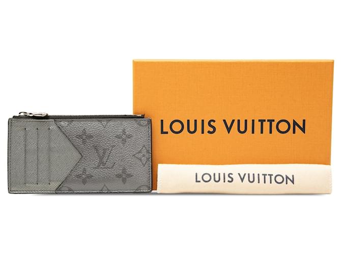 Louis Vuitton Monogram Eclipse Reverse Taigarama Kartenetui Schwarz - Ansicht 7