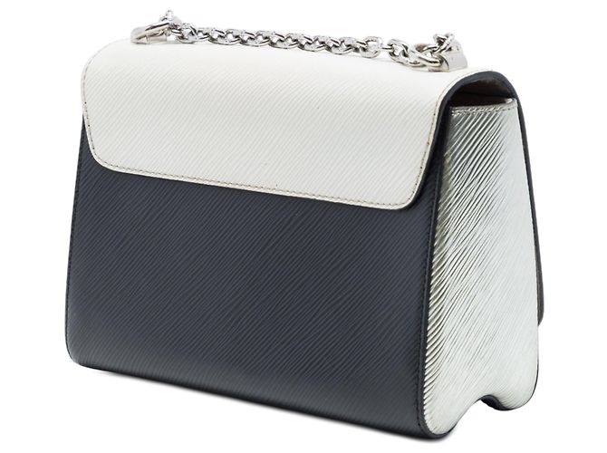 Borsa a tracolla Louis Vuitton Epi Bicolor Twist MM Nera Nero - vista 2