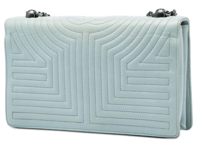Bolso bandolera Chanel Medium Quilted Calfskin Korean Garden Flap Azul - vista 2