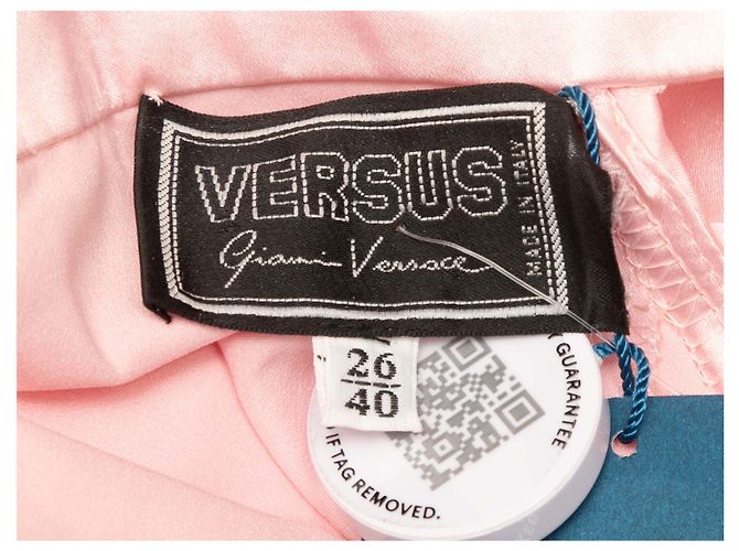 Versus Versace Rosa Versus Gianni Versace Satin-Bustierkleid Größe IT 40 Pink - Ansicht 4