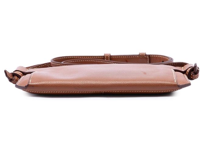 Borsa a tracolla Hermès Evercolor Ultrapla 24 marrone - vista 3