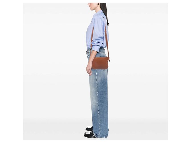 Borsa a tracolla Hermès Evercolor Ultrapla 24 marrone - vista 6