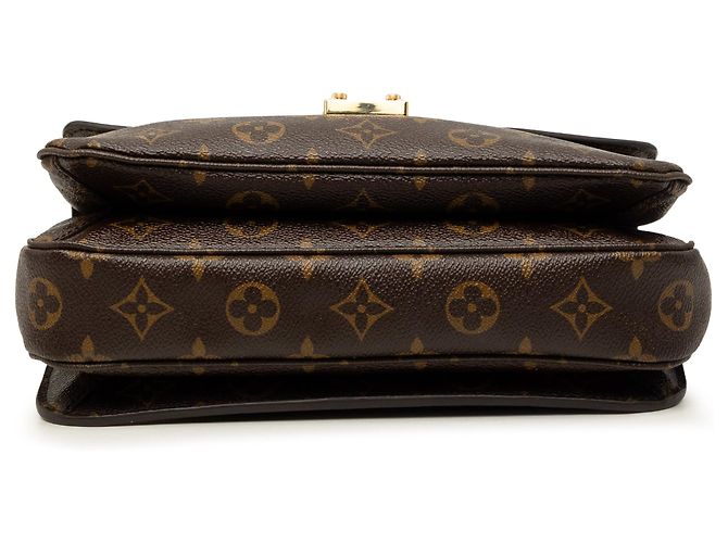 Borsa Louis Vuitton Monogram Pochette Metis marrone - vista 3