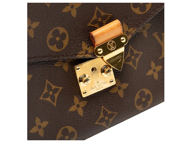 Borsa Louis Vuitton Monogram Pochette Metis marrone - vista 6