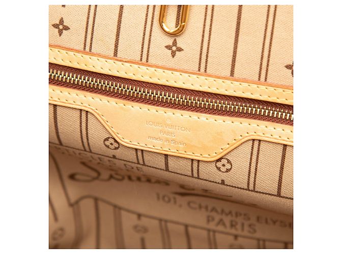 Borsa Tote Louis Vuitton Monogram Neverfull MM marrone - vista 5