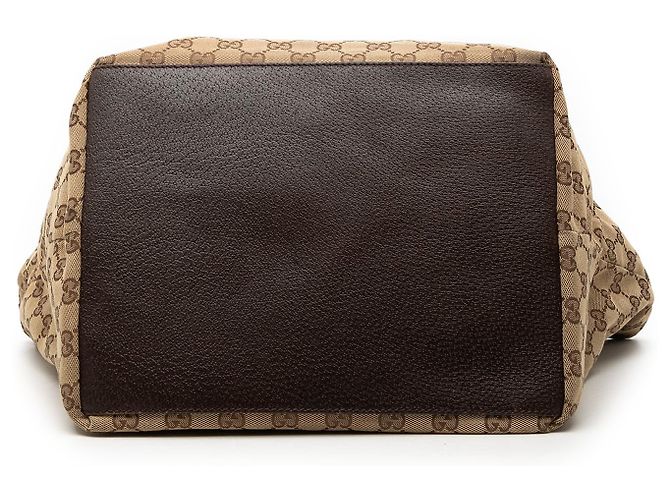 Tote Gucci GG Canvas Web beige - vista 3
