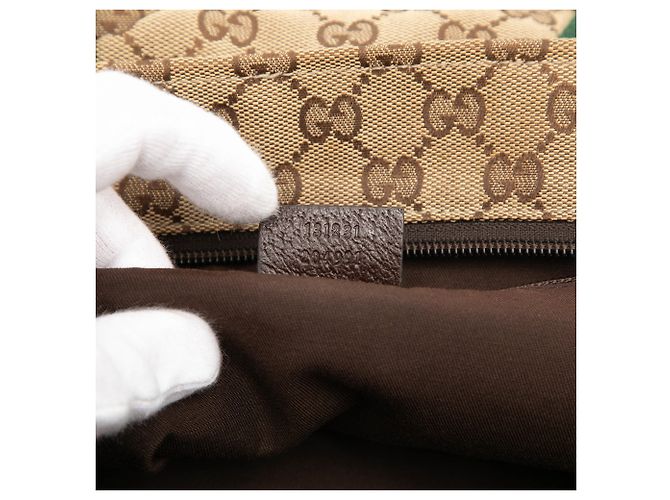 Tote Gucci GG Canvas Web beige - vista 6