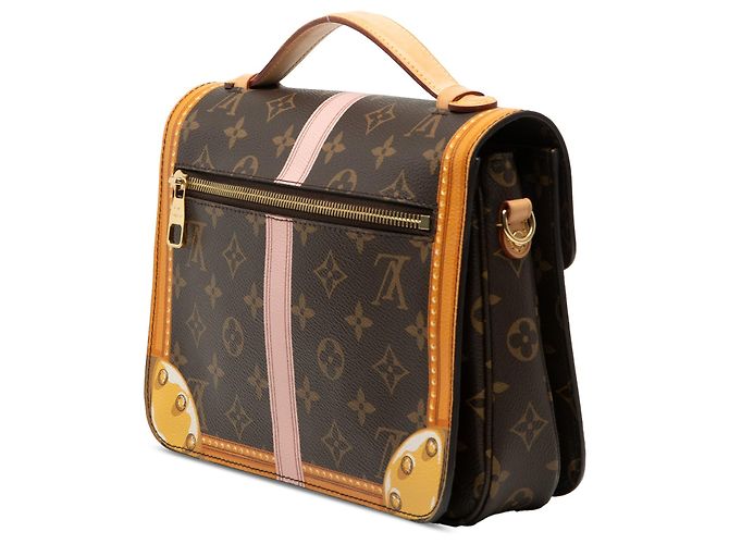 Metis Borsa Satchel Louis Vuitton Monogram Summer Trunks marrone - vista 2