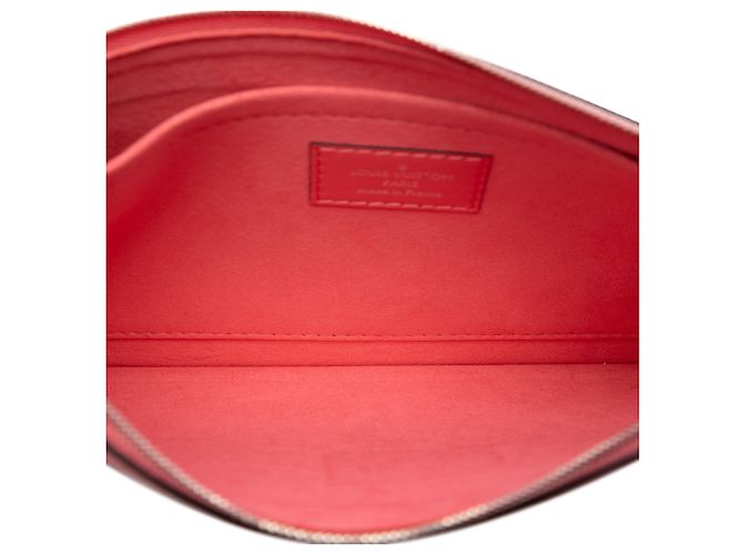 Pochette Louis Vuitton Epi Neverfull rosa - vista 4