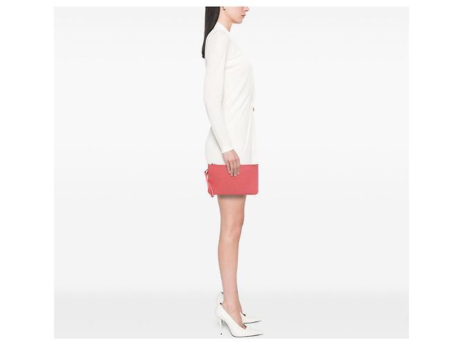Pochette Louis Vuitton Epi Neverfull rosa - vista 6