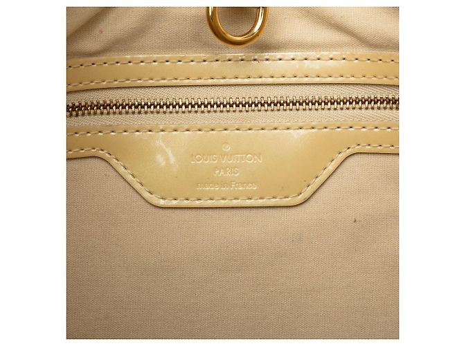 Borsa Tote Louis Vuitton Monogram Vernis Wilshire MM Gialla Giallo - vista 5