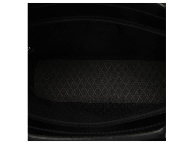 Bamboo Borsa Satchel Gucci in nylon nero con bambù - vista 4