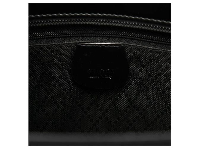 Bamboo Borsa Satchel Gucci in nylon nero con bambù - vista 5