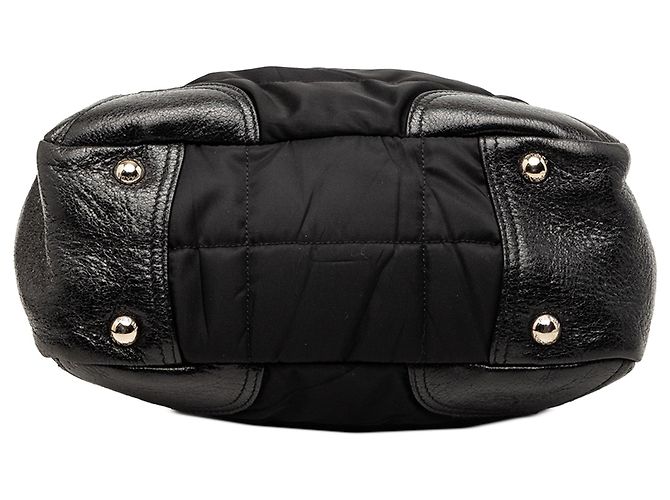 Borsa Tote e Satchel Black Prada Tessuto Cervo Lux 24H Nero - vista 3