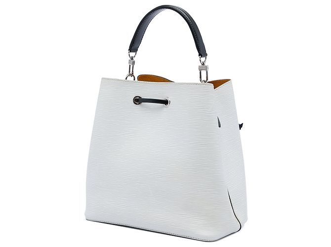 Borsa a secchiello Epi NeoNoe MM bianca Louis Vuitton Bianco - vista 2