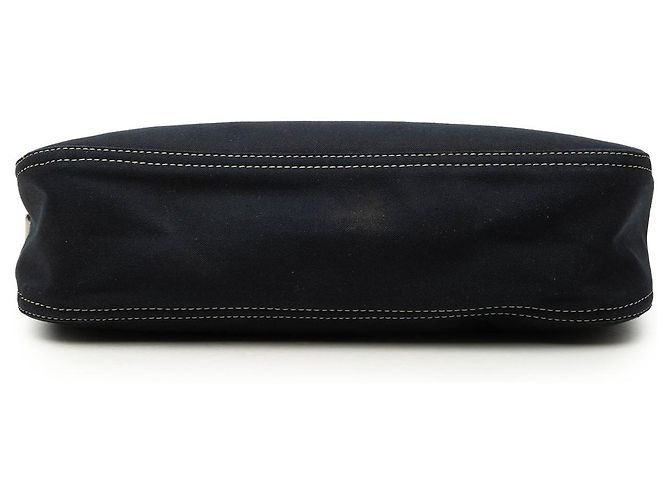 Borsa a tracolla Fendi Canvas FF Marble blu - vista 3