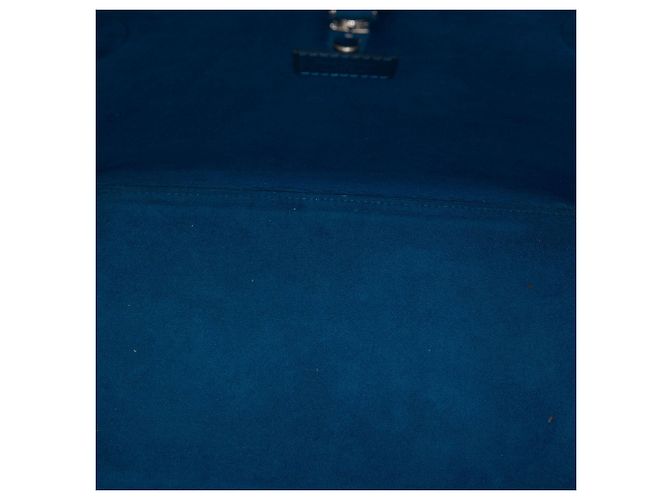Borsa Tote Blue Louis Vuitton Epi Neverfull MM - vista 4